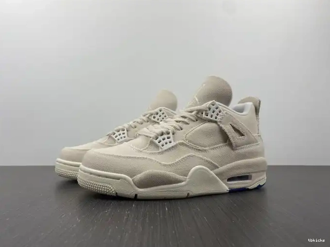 TB Jordan 4 DQ4909-100 Canvas (W) Blank Retro 0526